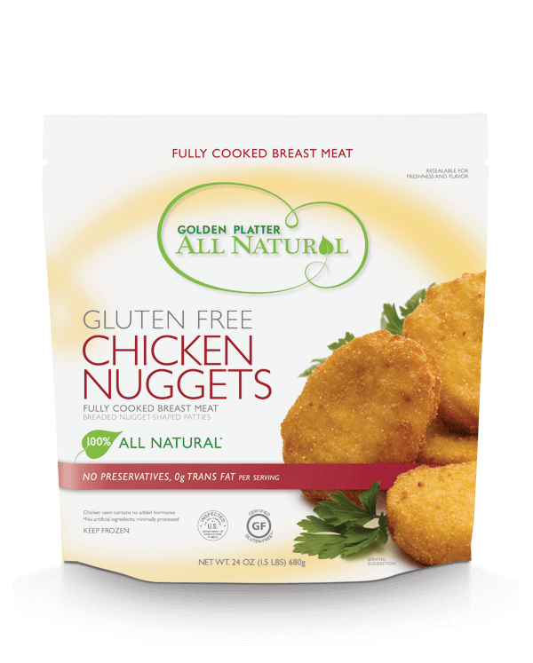 Golden Platter All Natural Gluten Free Chicken Nuggets